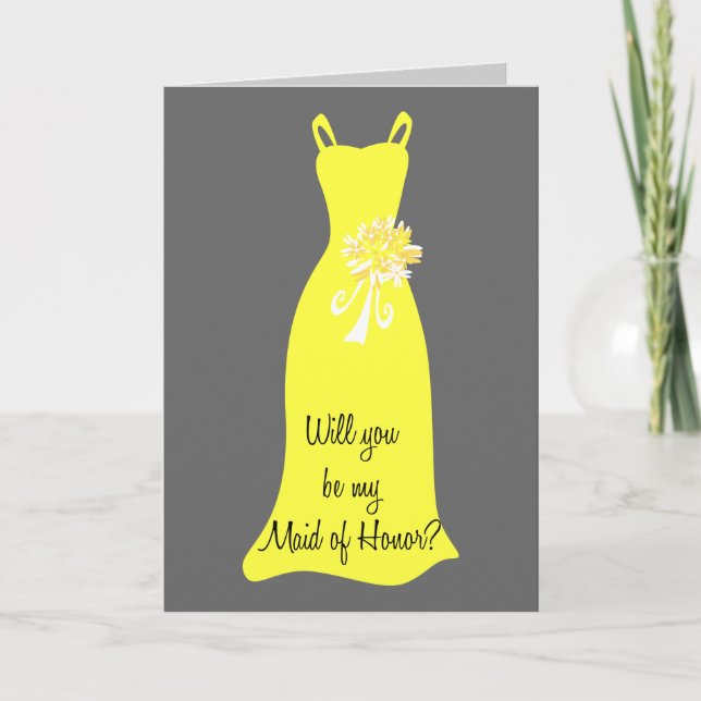 Var min Maid of honor? Inbjudan (Framsida)