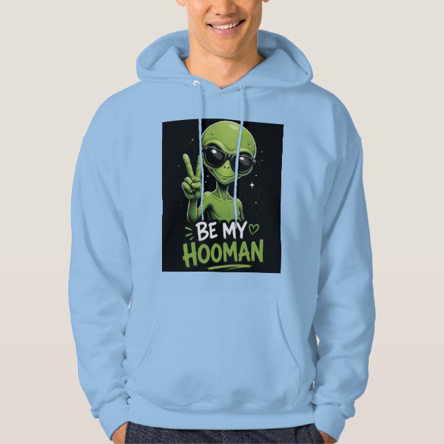 Var Min Människa 👽 Hoodie (Framsida)