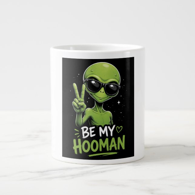Var Min Människa 👽 Jumbo Mugg (Framsidan)