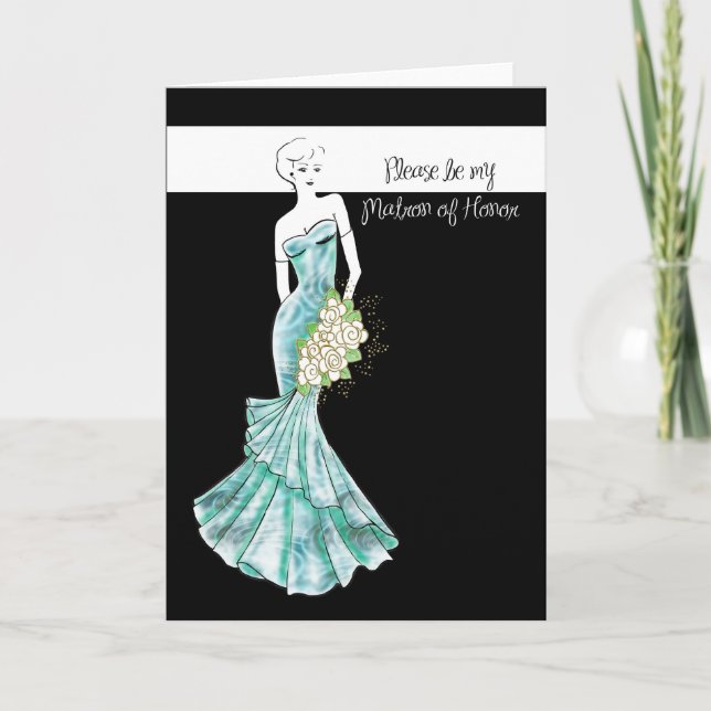 var min Matron av heder Inbjudan (Framsida)