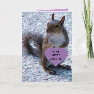 Var min nötliknande valentin! helgkort
