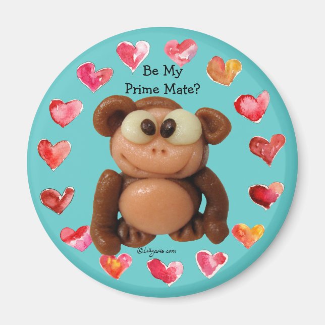 Var min Premiate Monkey Personlig Magnet (Framsidan)