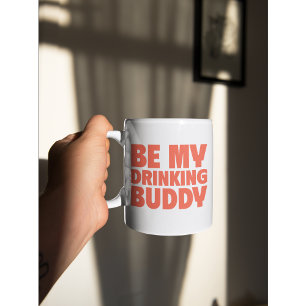 Var min Roligt för dryck i Buddy och feta kaffe i Kaffemugg