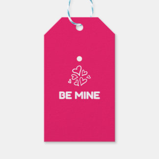 Var Min Rosa Hjärtans Dag-presenttagg Presentetikett