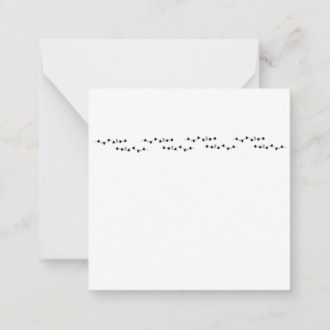 VAR MIN - Söt modern personlig Alla hjärtans dag-p Anteckningskort (Baksida)