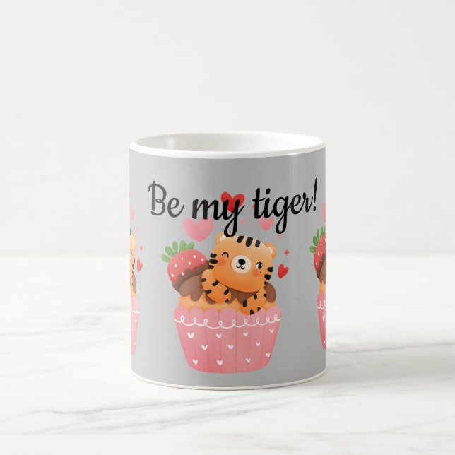 Var min tiger tigress valentine kaffemugg (Center)