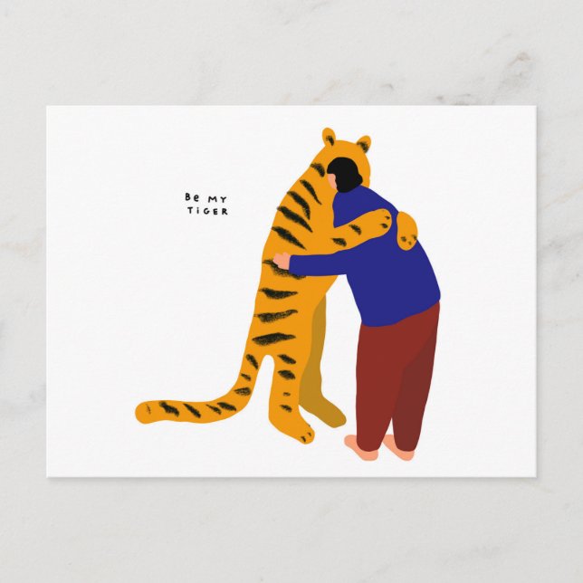 Var min tiger vykort (Framsida)