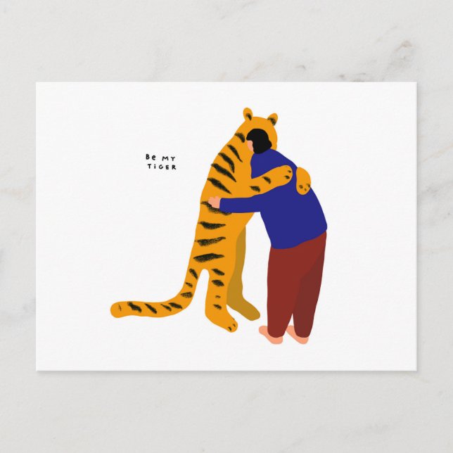 Var min tiger vykort (Framsida)