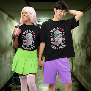 Var Min Valen-thulu Cthulhu Alla Hjärtans Dag T Shirt