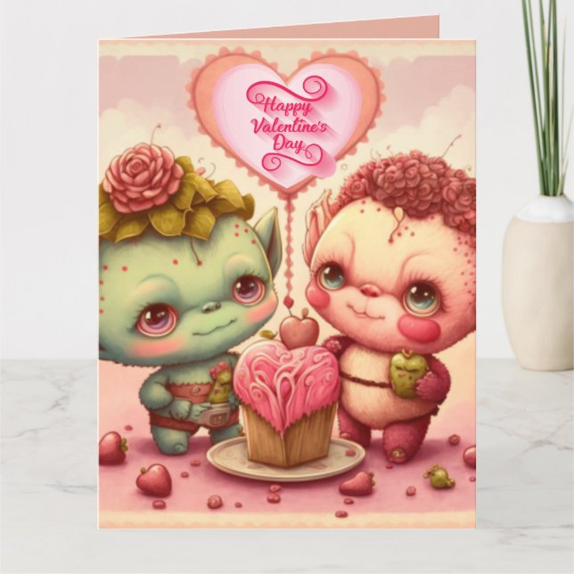 Var min valentin anpassad kort (Framsida)