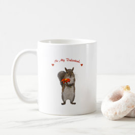 Var min valentin från gullig ekorre kaffemugg
