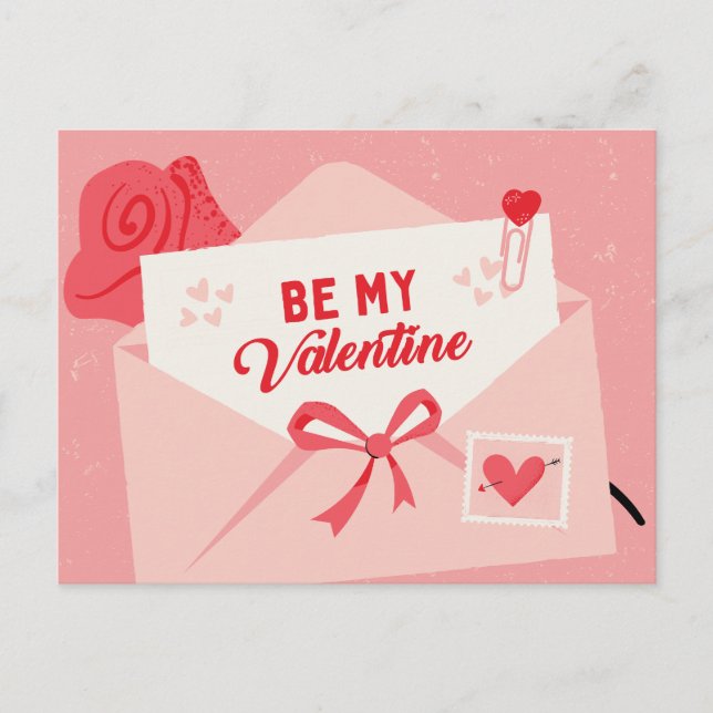 Var min valentin helg vykort (Framsida)