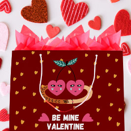 Var min Valentine, 2 Cute Rosa Cherry i Kärlek
