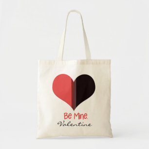 Var min Valentine Anpassningsbar Red Rand Heart Tygkasse