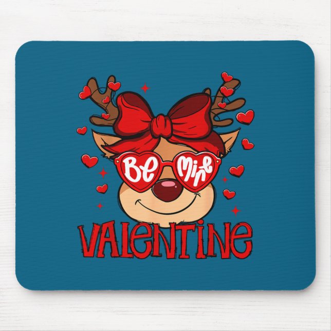 Var Min Valentine Buck Coquette Bow Tjejer Valenti Musmatta (Framsidan)