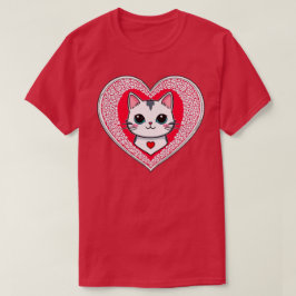 Var min Valentine Cat Heart T-Shirt