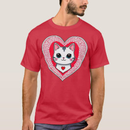 Var min Valentine Cat Heart T-Shirt