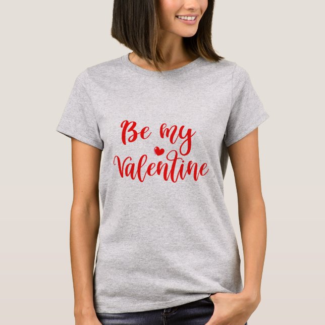Var min Valentine Chic Women T-Shirt (Framsida)