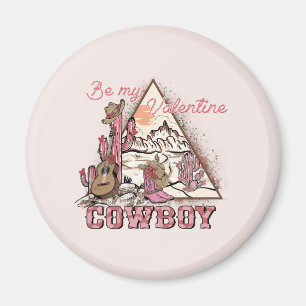 Var min Valentine Cowboy Magnet