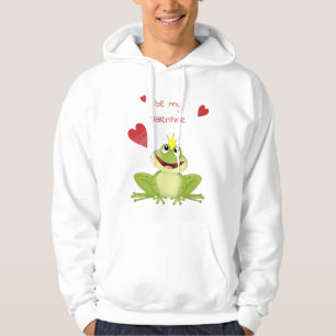 Var min Valentine Cute Frog Prince Hoodie