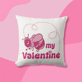 Var min Valentine Cute Humla Tecknad Kudde