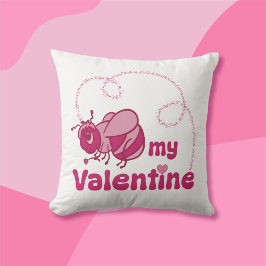 Var min Valentine Cute Humla Tecknad Kudde