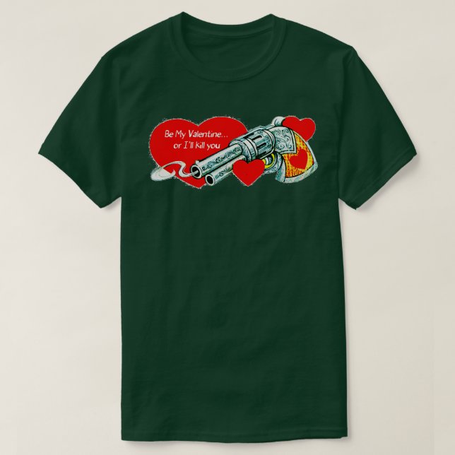 Var min Valentine eller Ill-Döda du T Shirt (Design framsida)