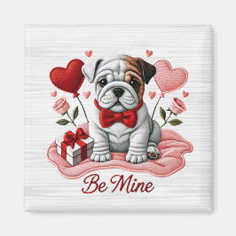 Var min Valentine English Bulldog Magnet