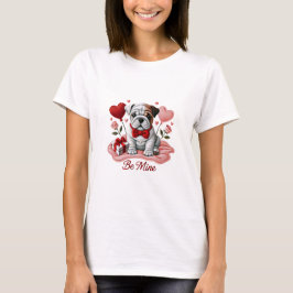 Var min Valentine English Bulldog T-Shirt