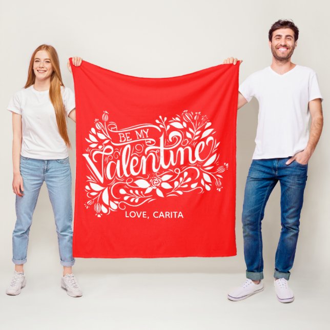 Var min Valentine Fleece Blanket (På plats)