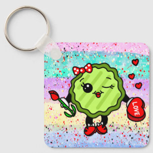 Var min Valentine Helgdag Pickle Nyckelring