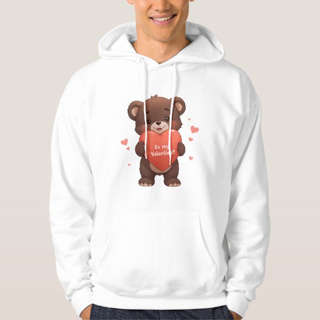 Var min Valentine? Hoodie (Framsida)