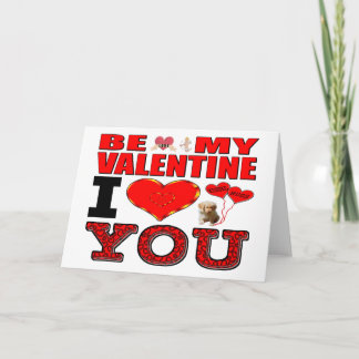 Var min Valentine i Kärlek du Helgkort