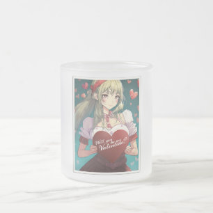 Var min Valentine i Manga Stil 33893 Frostad Glasmugg
