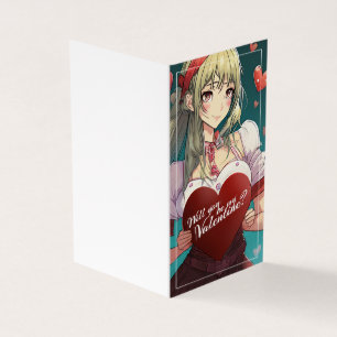 Var min Valentine i Manga Stil 33893 Kort