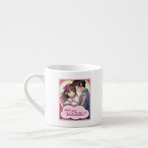 Var min Valentine i Manga Stil 58477 Espressomugg