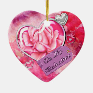 Var min Valentine Julgransprydnad Keramik