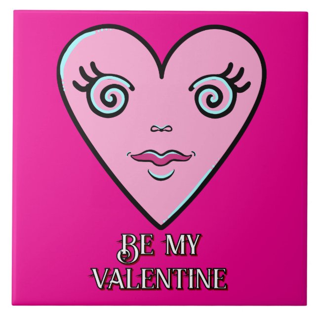 Var min Valentine Kakelplatta (Framsidan)