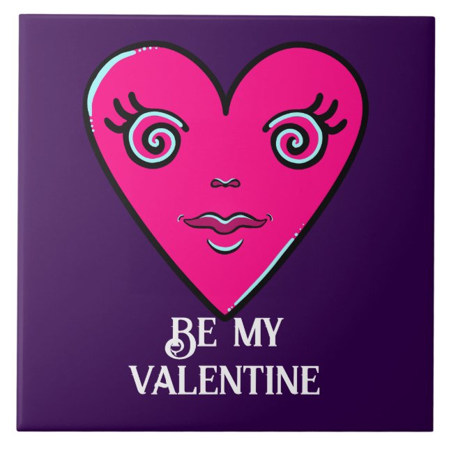Var min Valentine Kakelplatta (Framsidan)