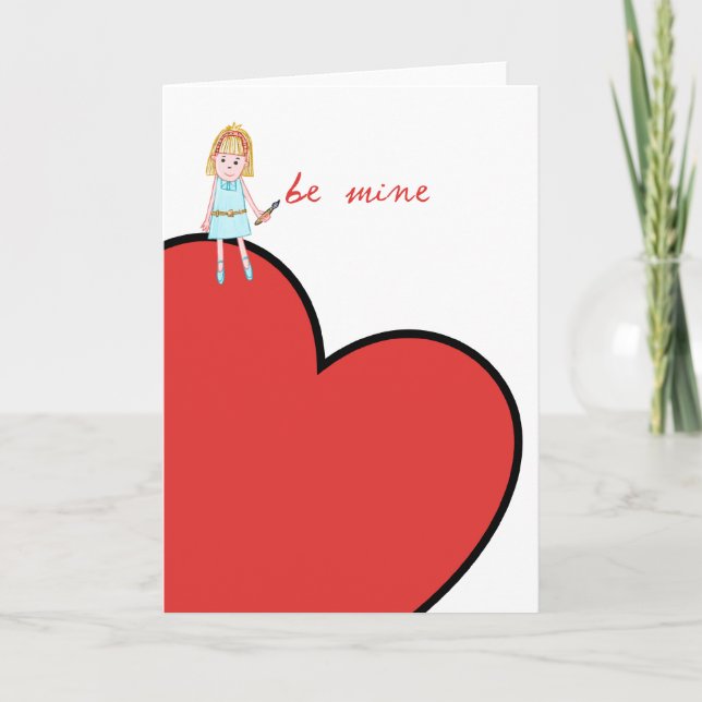 Var min - Valentine-kort Helgkort (Framsida)