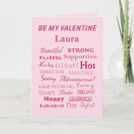 Var min Valentine Laura Ord från Pising Helgkort