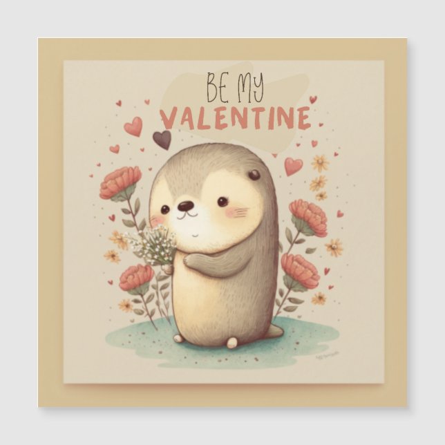 Var min Valentine Magnetisk Inbjudningskort (Framsida)