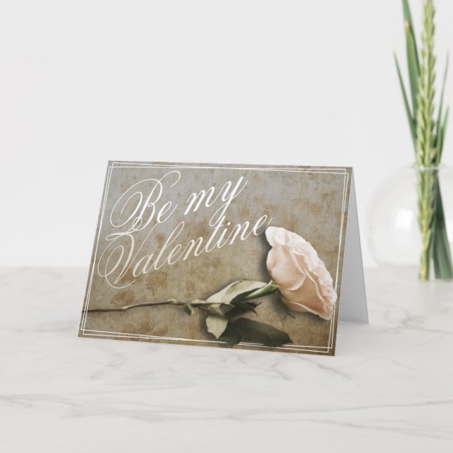 Var min Valentine med Ro Kort (Framsida)