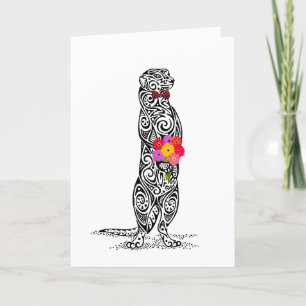 Var min Valentine Meerkat Tack Kort