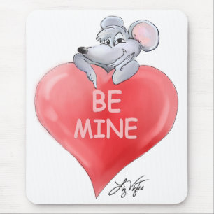 Var min Valentine Mousepad Musmatta