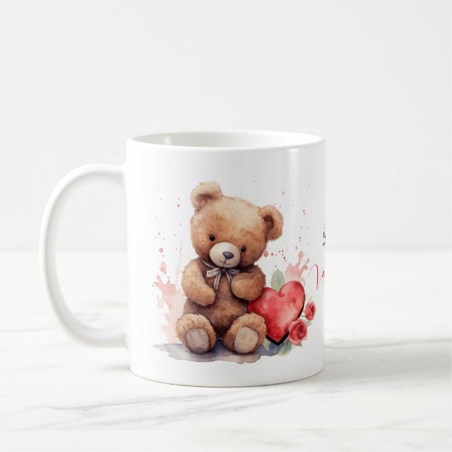 Var min Valentine Nalle Coffee Mugg (Vänster)