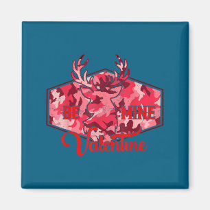 Var Min Valentine Nk Kamouflage Hjort Jakt Valenti Magnet