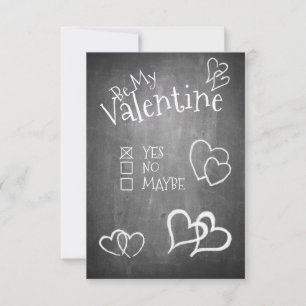 Var min Valentine på ett kritbord