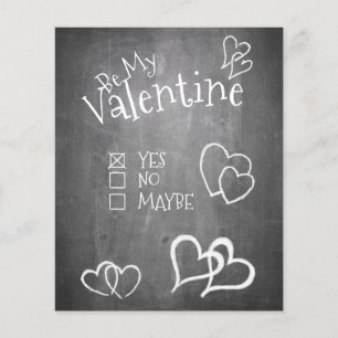 Var min Valentine på ett kritbord