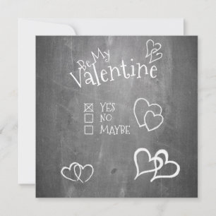Var min Valentine på ett kritbord